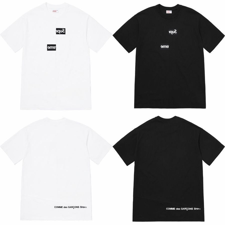 Supreme Comme des Garcons シュプリーム ギャルソン Tシャツ 黒