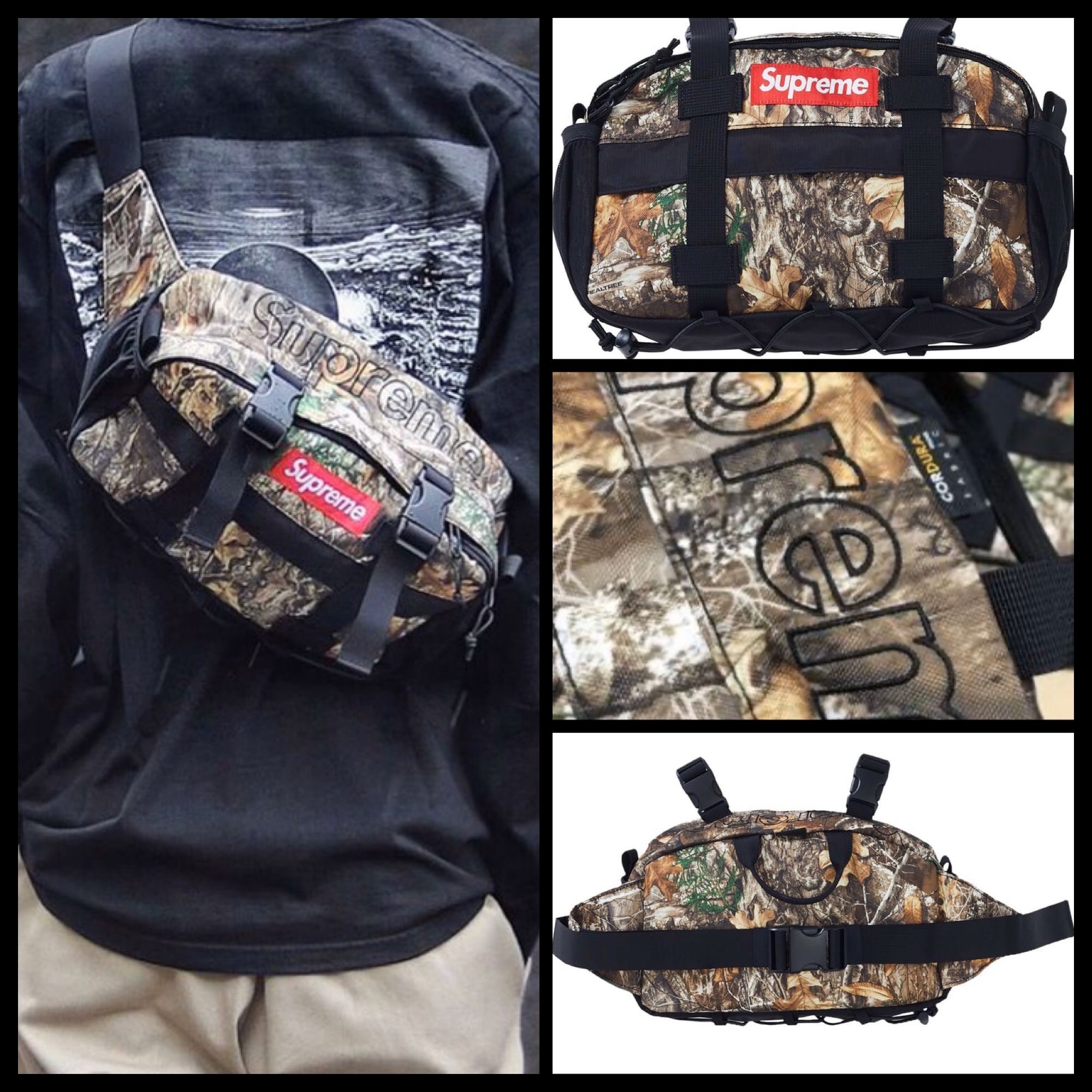 ☆2019AW WEEK 1☆Supreme Waist Bag Real Tree Camo (Supreme