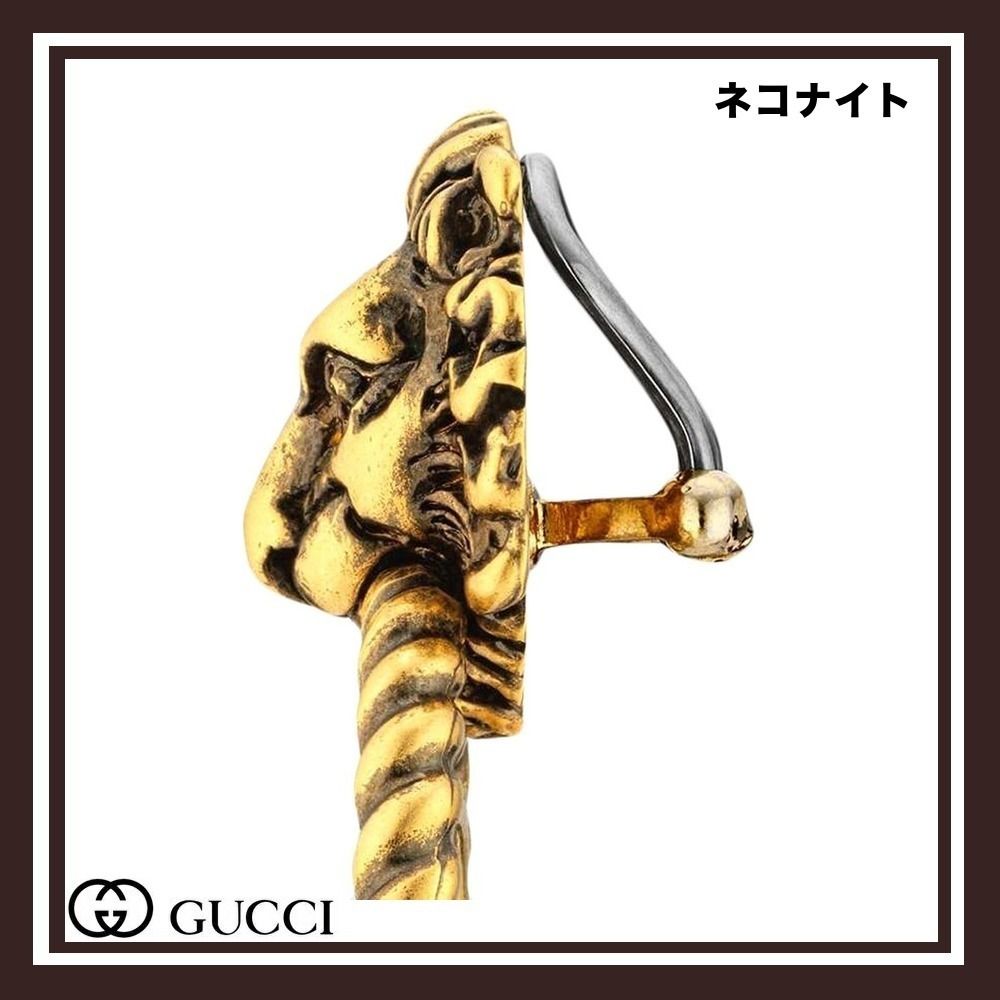 直営店買付】☆GUCCI☆ライオンヘッド イヤリング (GUCCI/ピアス
