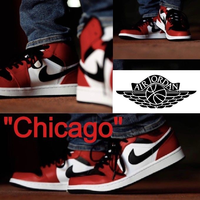 ☆人気のジョーダン Nike Air Jordan 1 Mid Chicago AJ1 シカゴ (Nike