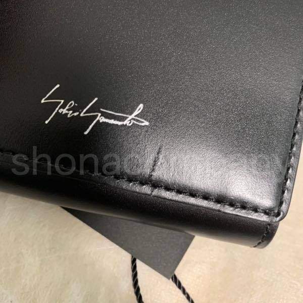 関税込】YOHJI YAMAMOTO ヨウジヤマモト◇ロゴ 三つ折り財布 (Yohji