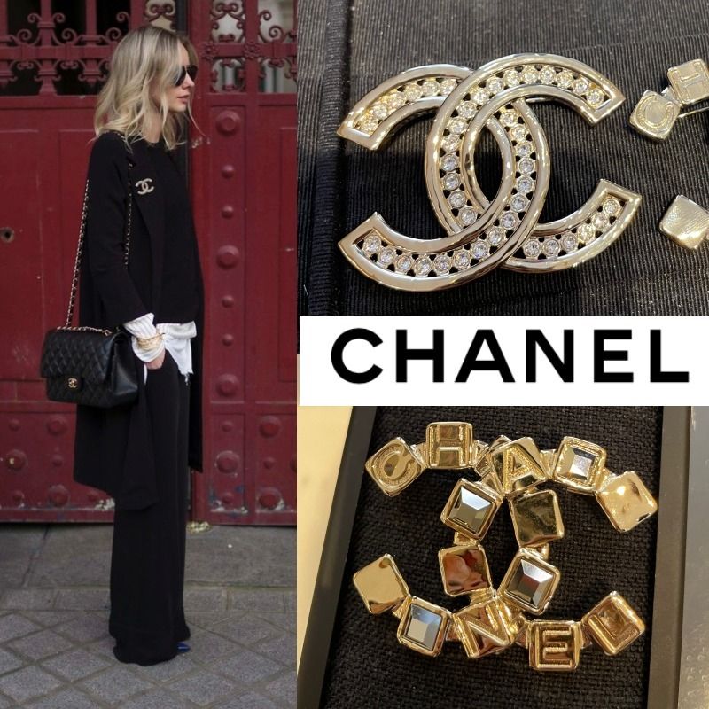 CHANEL BROOCH】シャネルCCブローチ ココマークアクセパール (CHANEL