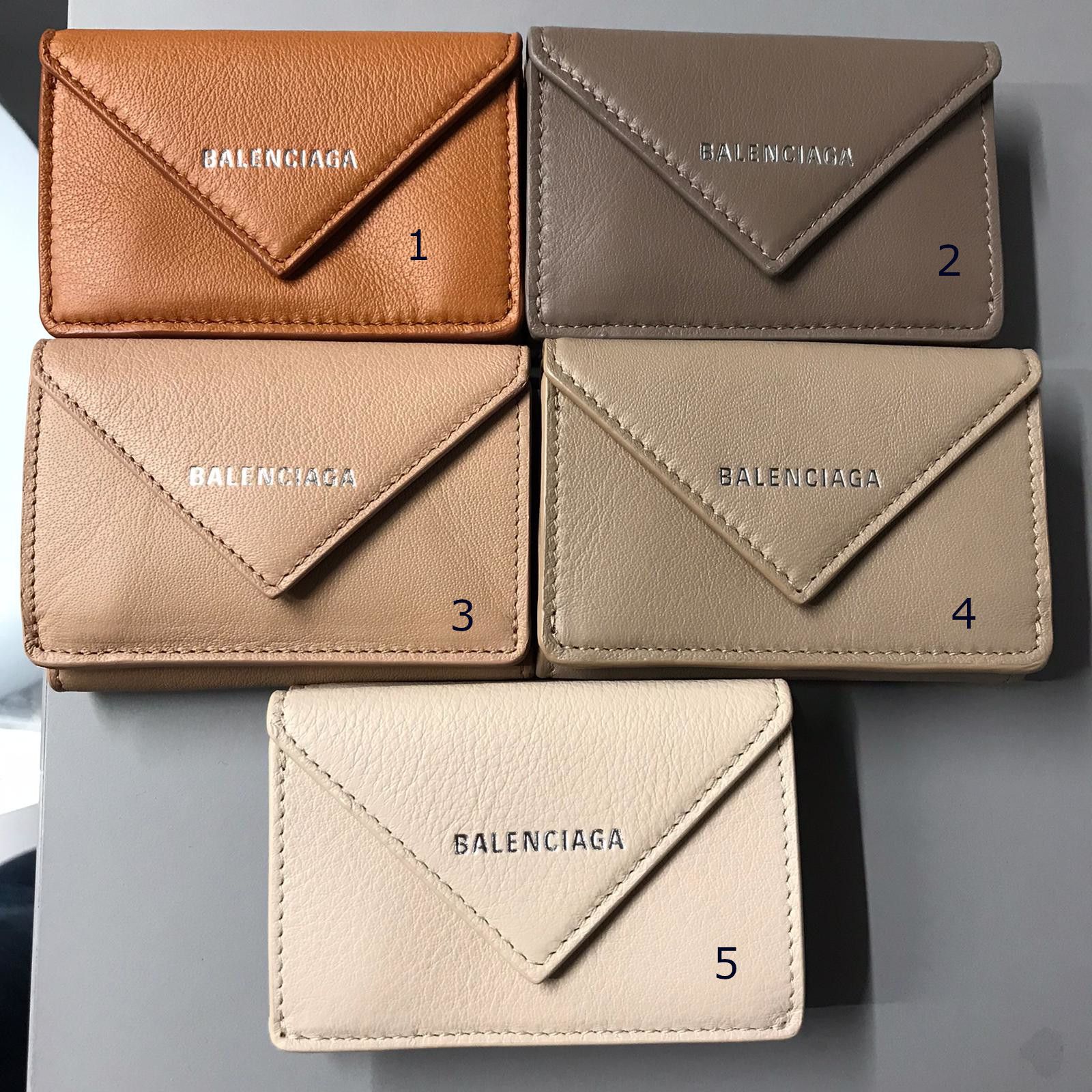 新色【BALENCIAGA】ペーパー ミニウォレット (BALENCIAGA/折りたたみ
