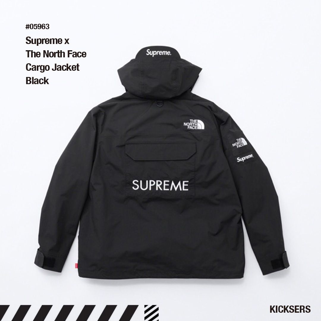 人気話題コラボ！Supreme x The North Face Cargo Jacket Black