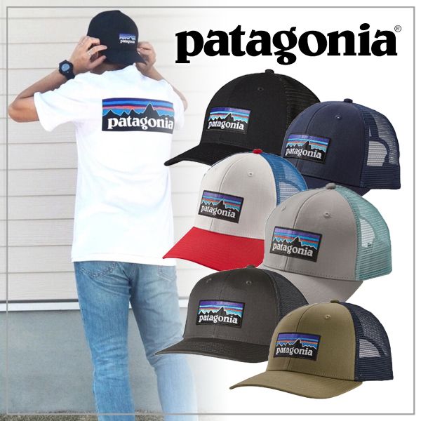 patagonia】P-6ロゴ・トラッカー・ハット メッシュ キャップ