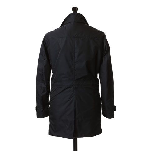 MOORER ダブル スプリングコート MORANDI-KM BLU 258-11838-76 (MOORER