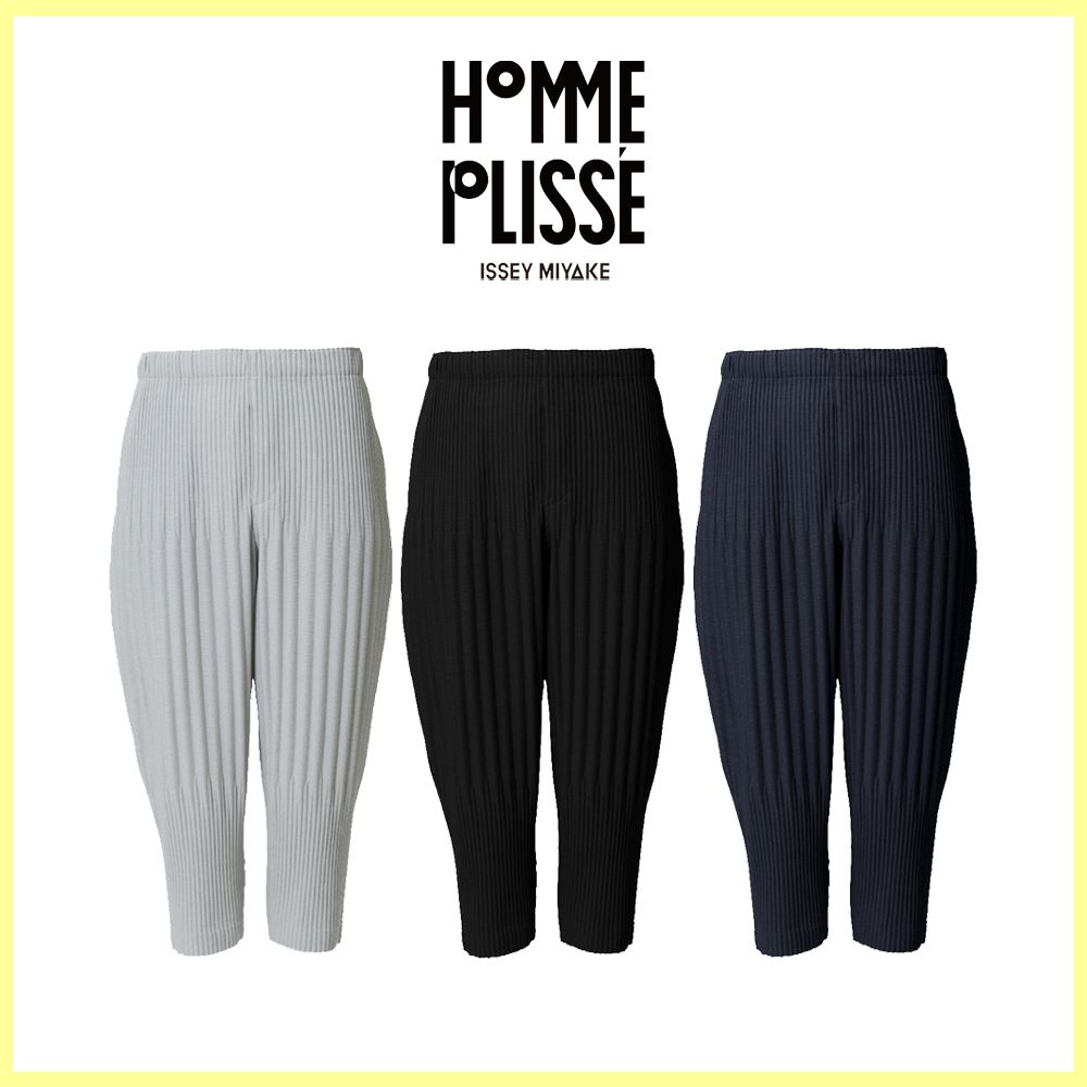 国内発送 HOMME PLISSE オムプリッセ プリーツ パンツ HP55JF153