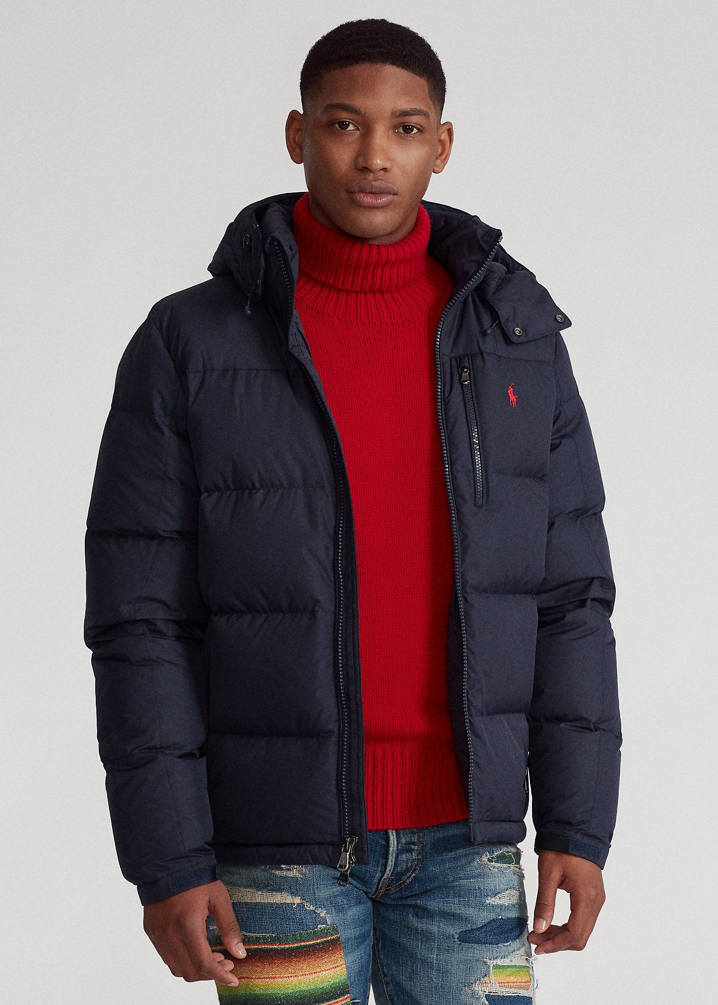 特別価格！Polo Ralph Lauren ロゴ メンズ ダウンジャケット (POLO