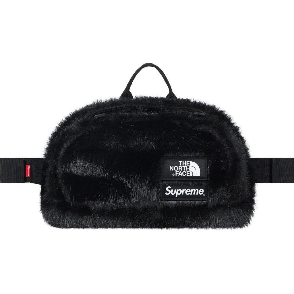 Supreme × The North Face Faux Fur Waist Bag Black 正規品 (Supreme