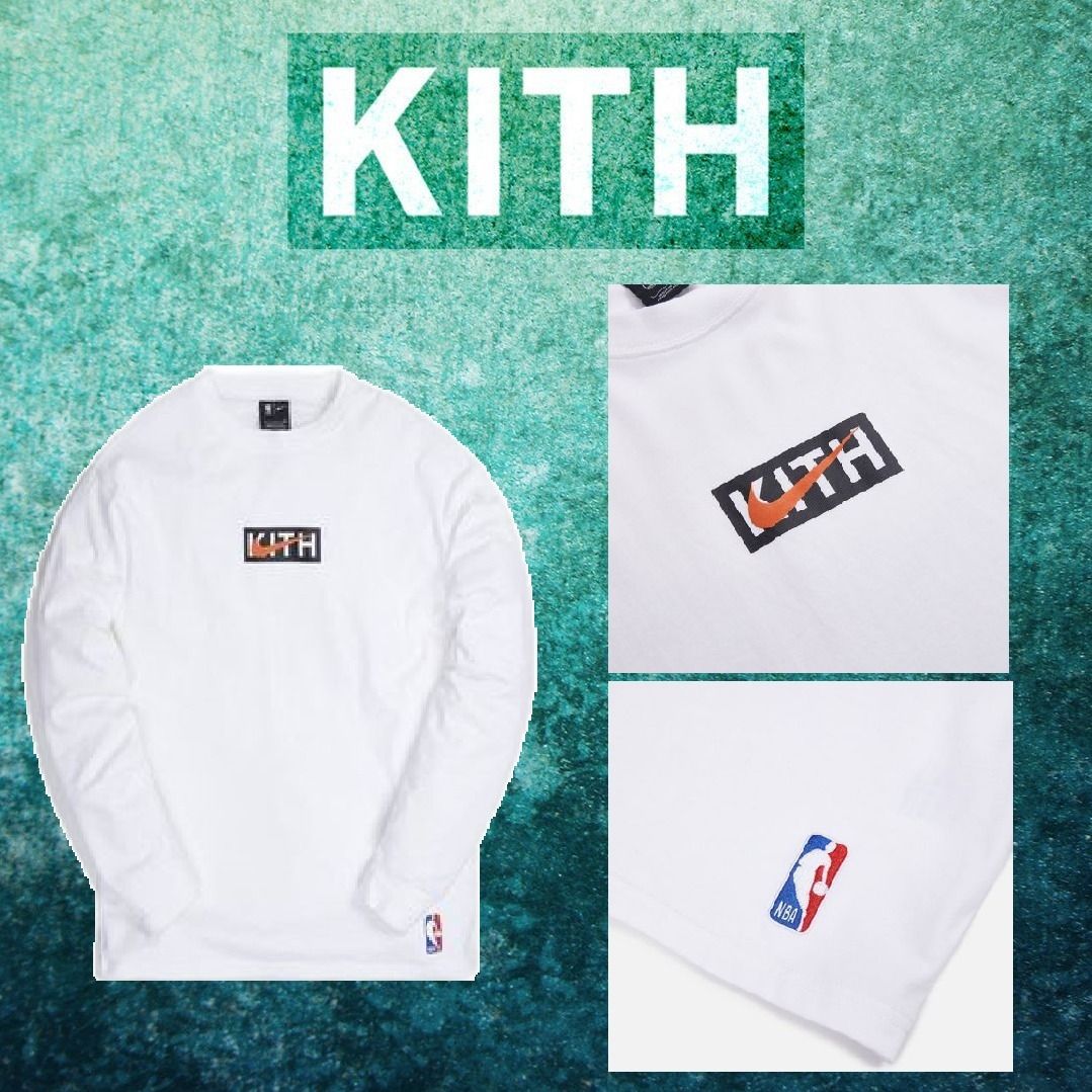 関税込 Kith & Nike for New York Knicks L/S Tee ロンT (KITH NYC/T
