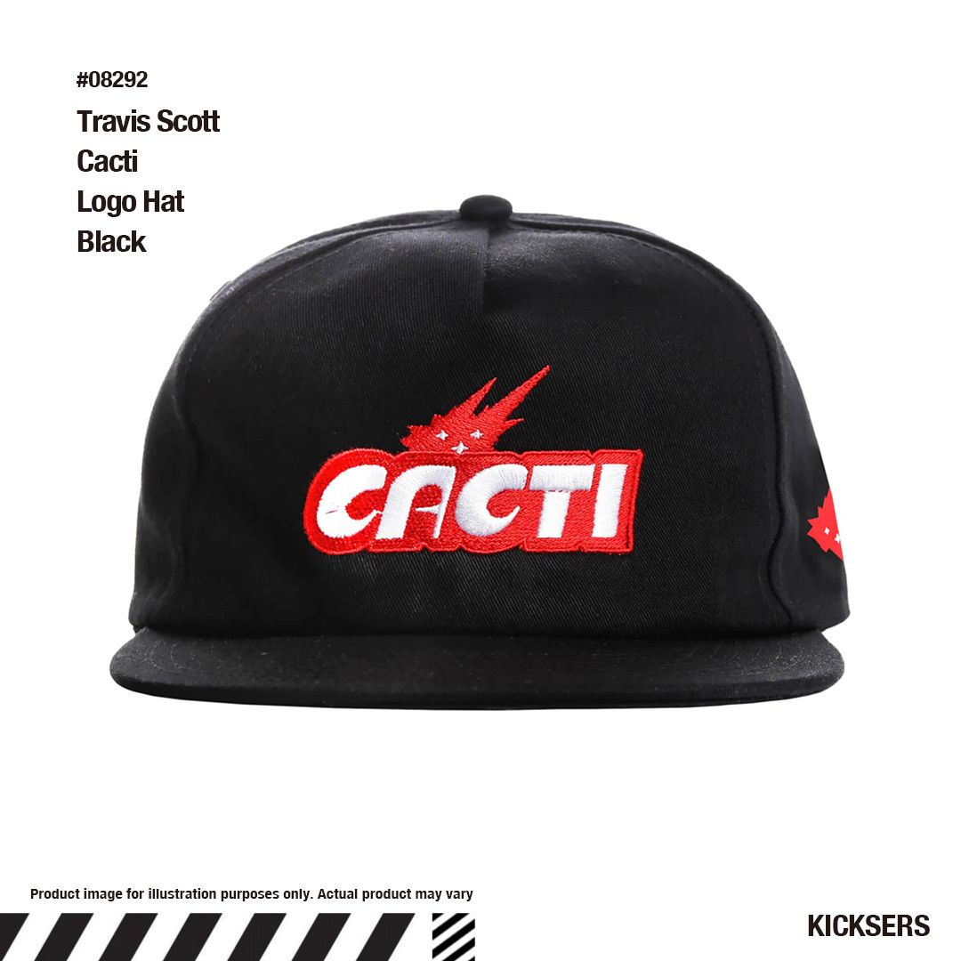 トラヴィス カクティ！Travis Scott Cacti Logo Hat Cap Black (Cactus