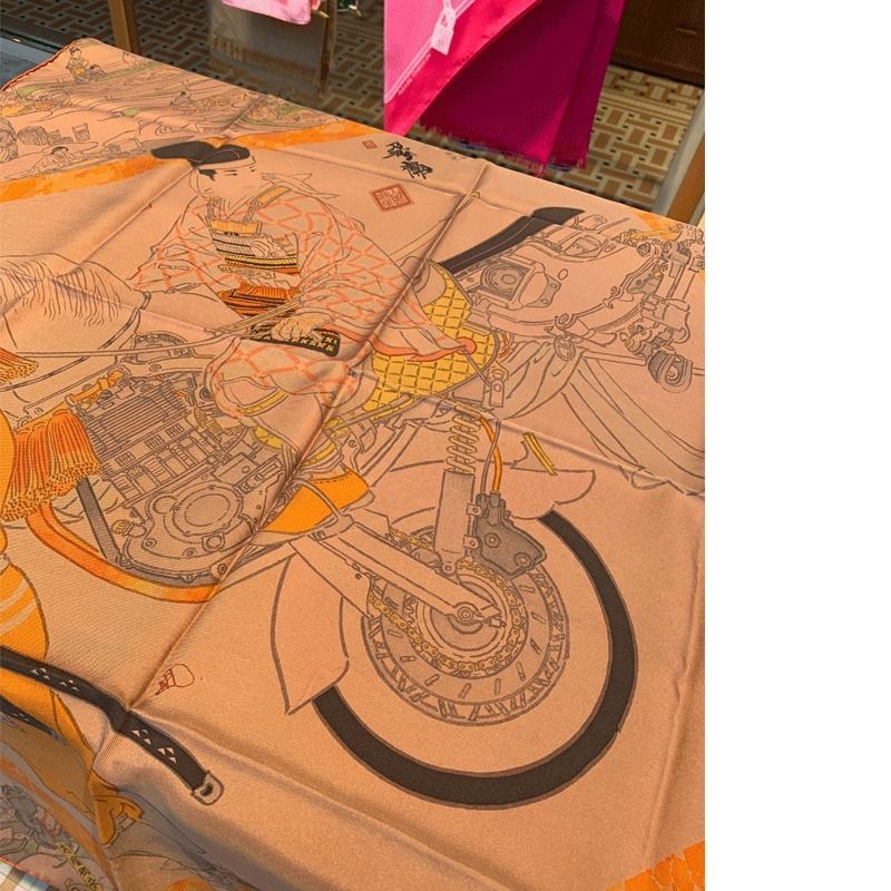 HERMES コレクター品 山口晃 エルメスの職人たち Surteint カレ