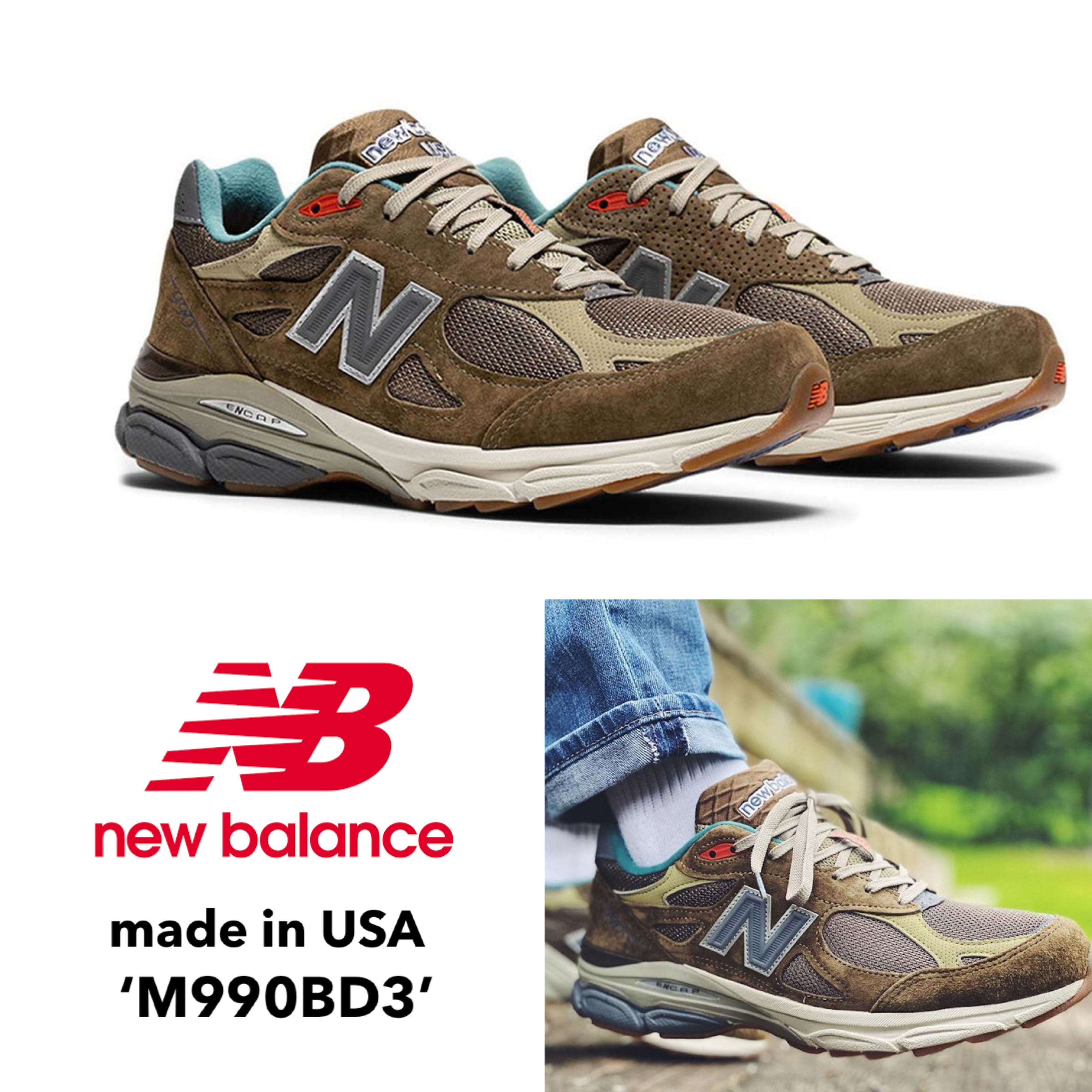 Bodega × New balance ☆ 990v3 'Anniversary' M990BD3 (New Balance