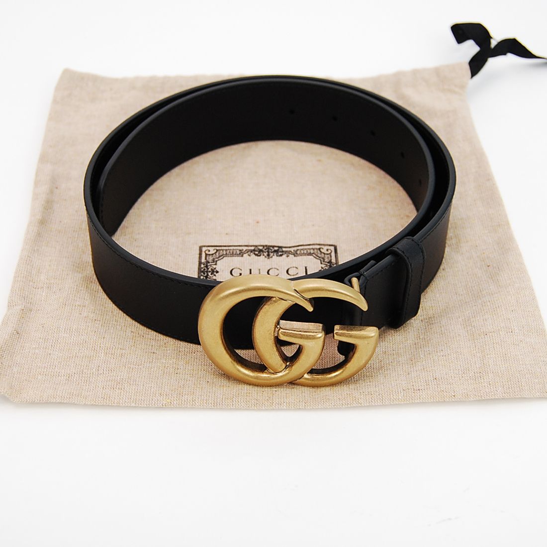 関税負担なし☆GUCCI グッチ マーモントGGロゴ ダブルG ベルト (GUCCI