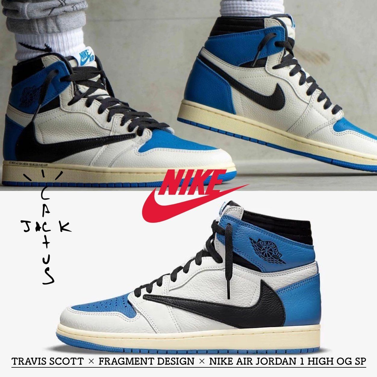TRAVIS SCOTT × FRAGMENT DESIGN × NIKE AIR JORDAN 1 HIGH OG (Nike