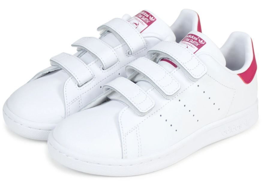 アディダス STAN SMITH スタンスミス 白 ピンク リンク 親子 (adidas