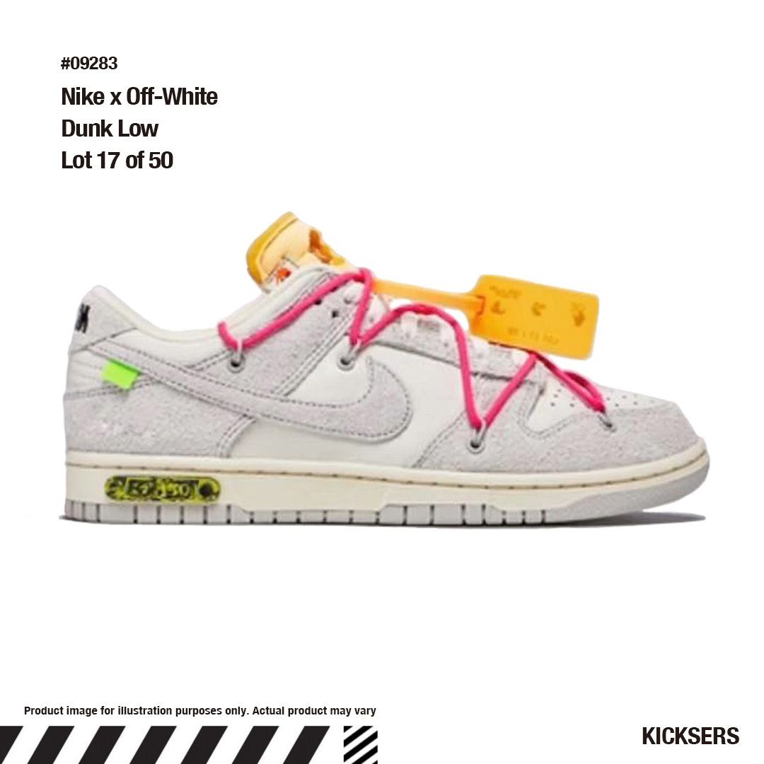 オフホワイトダンクロット17Nike x Off-White Dunk Low Lot 17 (Nike