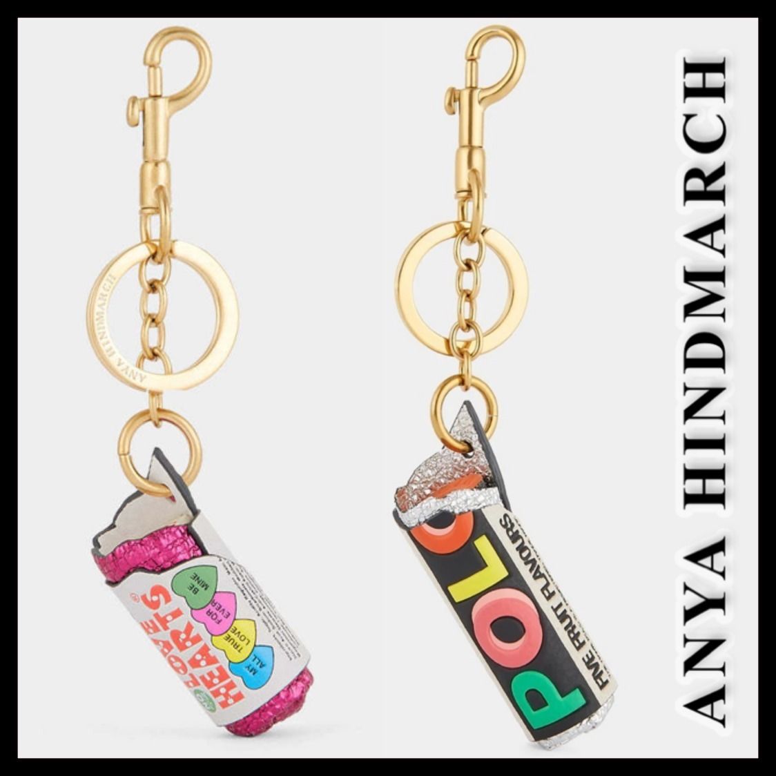 新作【ANYA HINDMARCH】ユニーク キーホルダー/バッグチャーム (Anya