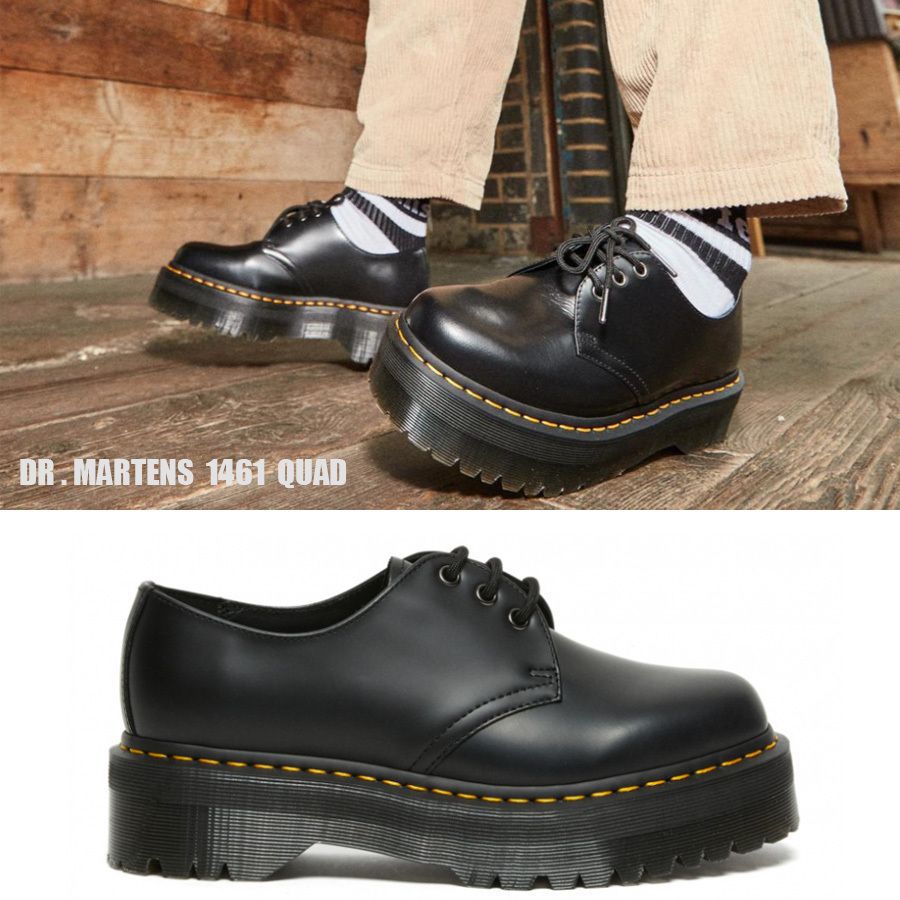Dr Martens☆1461 QUAD 3ホール☆厚底☆兼用 (Dr.Martens/靴・ブーツ