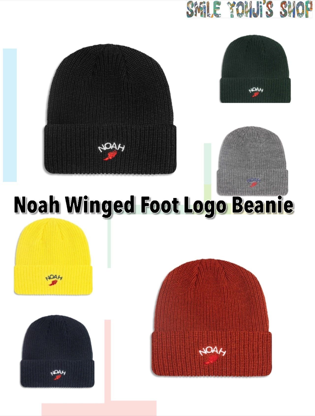 ☆最新作☆Noah Winged Foot Logo Beanie (NOAH/ニットキャップ