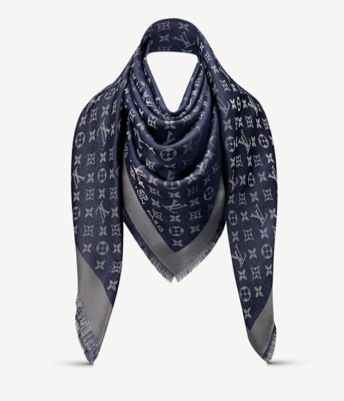 Louis Vuitton お洒落な◇ショール・モノグラム シャイン 全11色