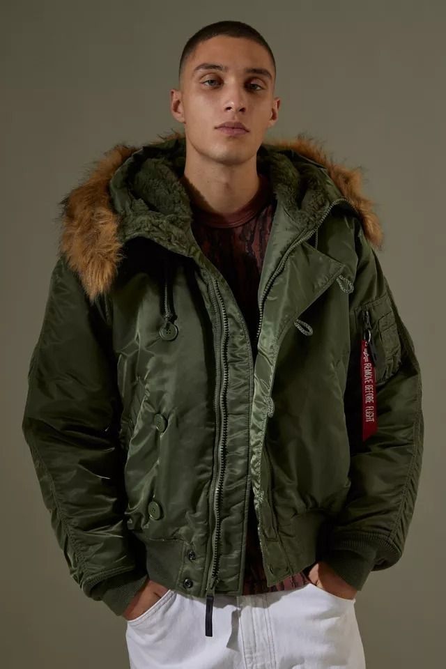 Alpha Industries N-2B ファーフード ジャケット US規格 関税込 (ALPHA