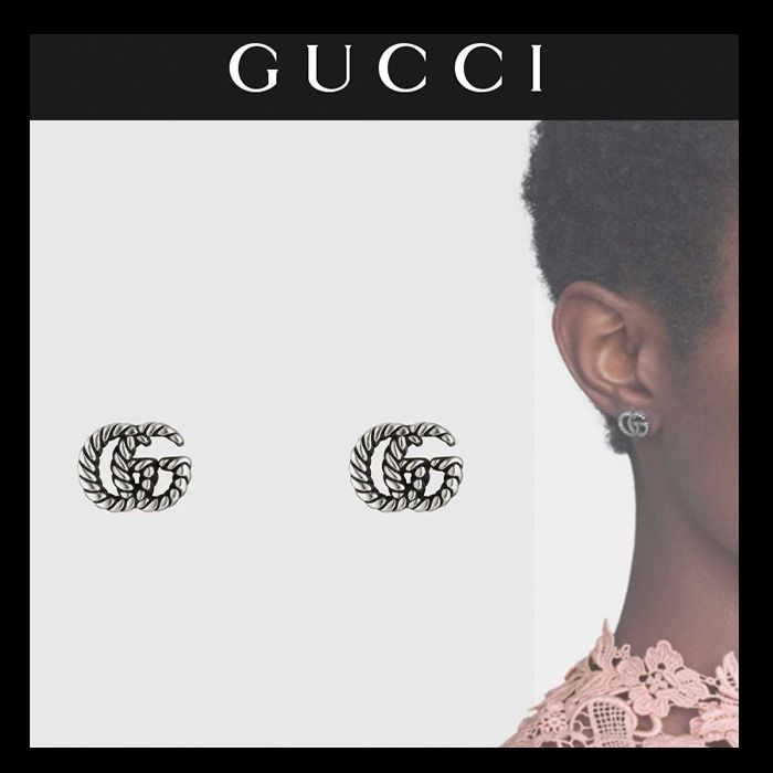 すぐ届く☆国内直営店【GUCCI】ダブルG ピアス (GUCCI/ピアス) 627755
