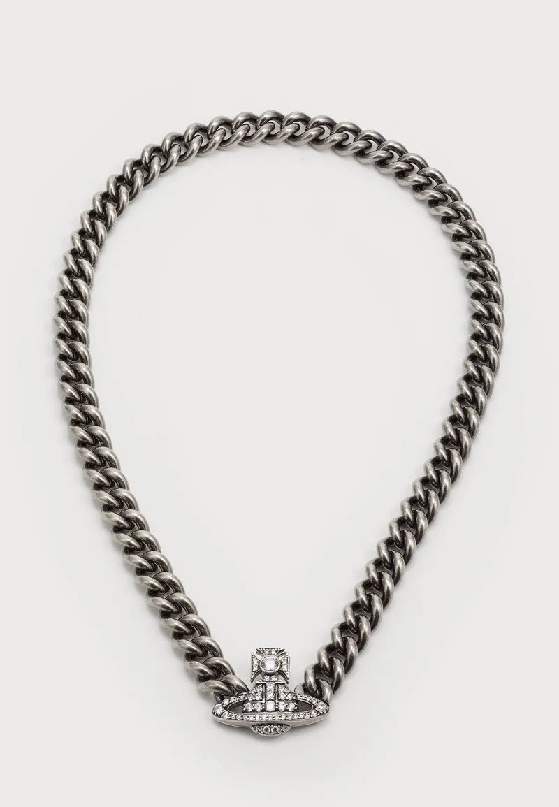 新作☆vivienne westwood☆GRAZIELLA メンズロゴネックレス (Vivienne