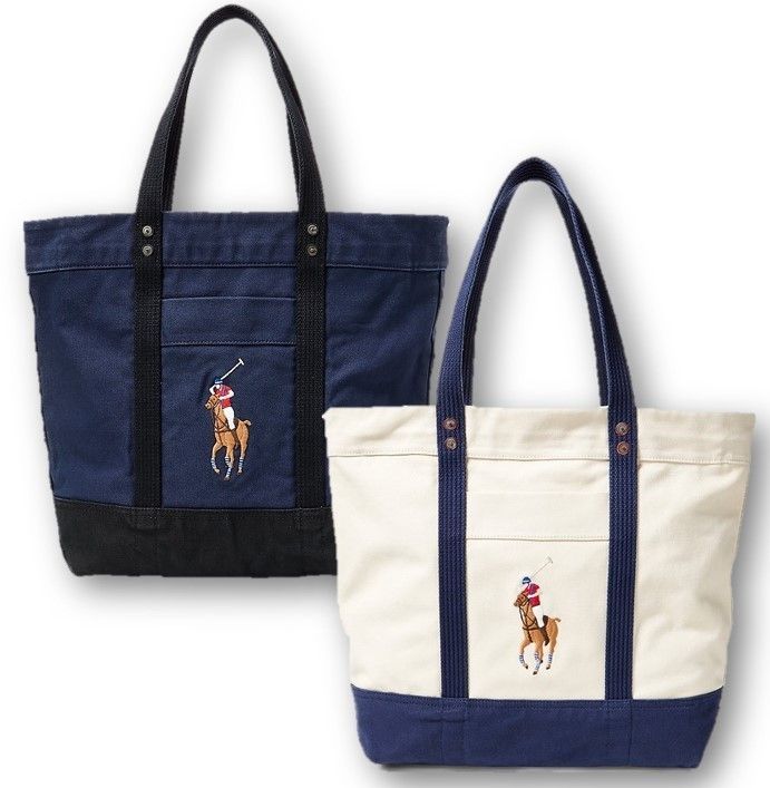 Ralph Lauren ビッグポニー キャンバス トート ユニセックス (Ralph