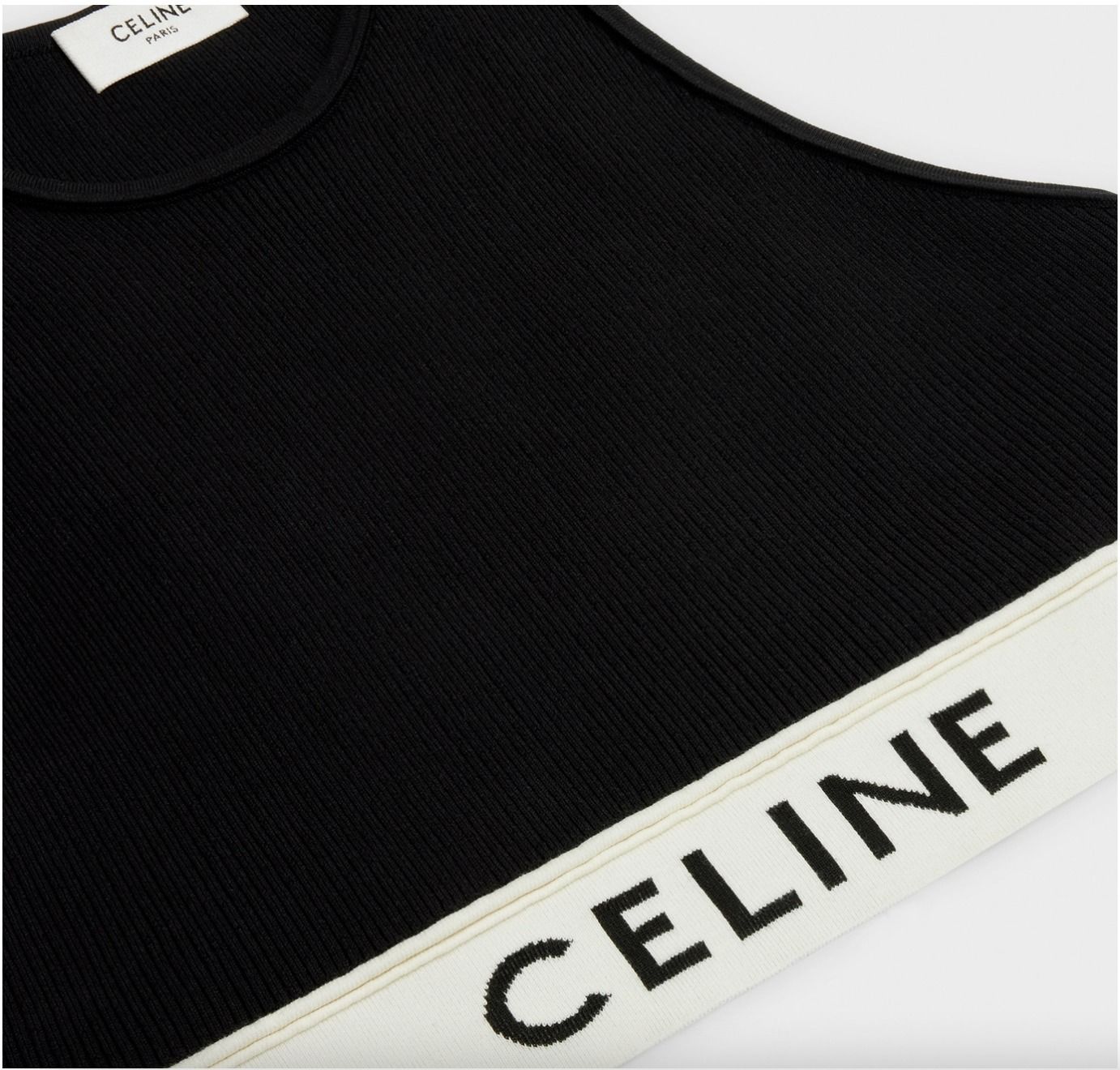 伊原葵さん他愛用【CELINE】セリーヌロゴ スポーツブラトップ (CELINE