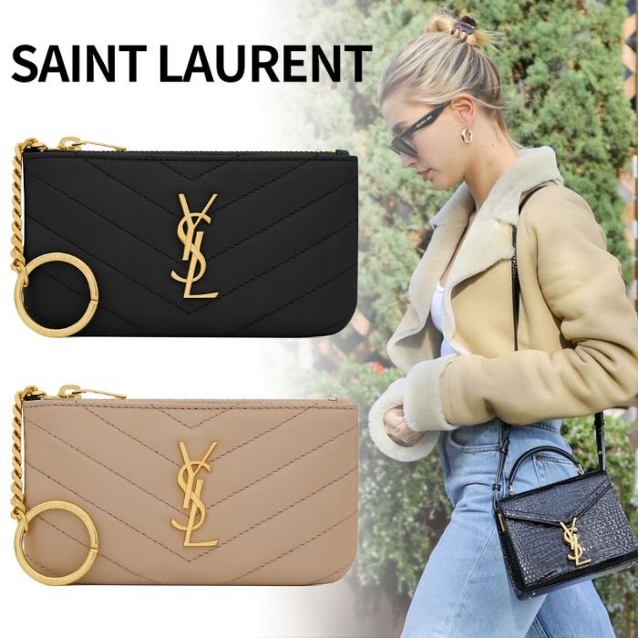 国内発送【SAINT LAURENT】モノグラム・サンローラン キーポーチ