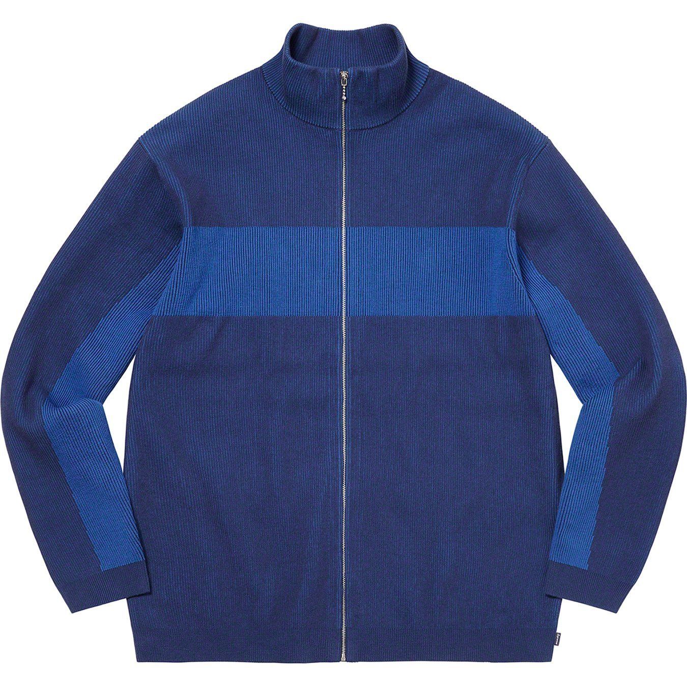 関税込 22AW 立ち上げ Supreme 2-Tone Ribbed Zip Up Sweater (Supreme
