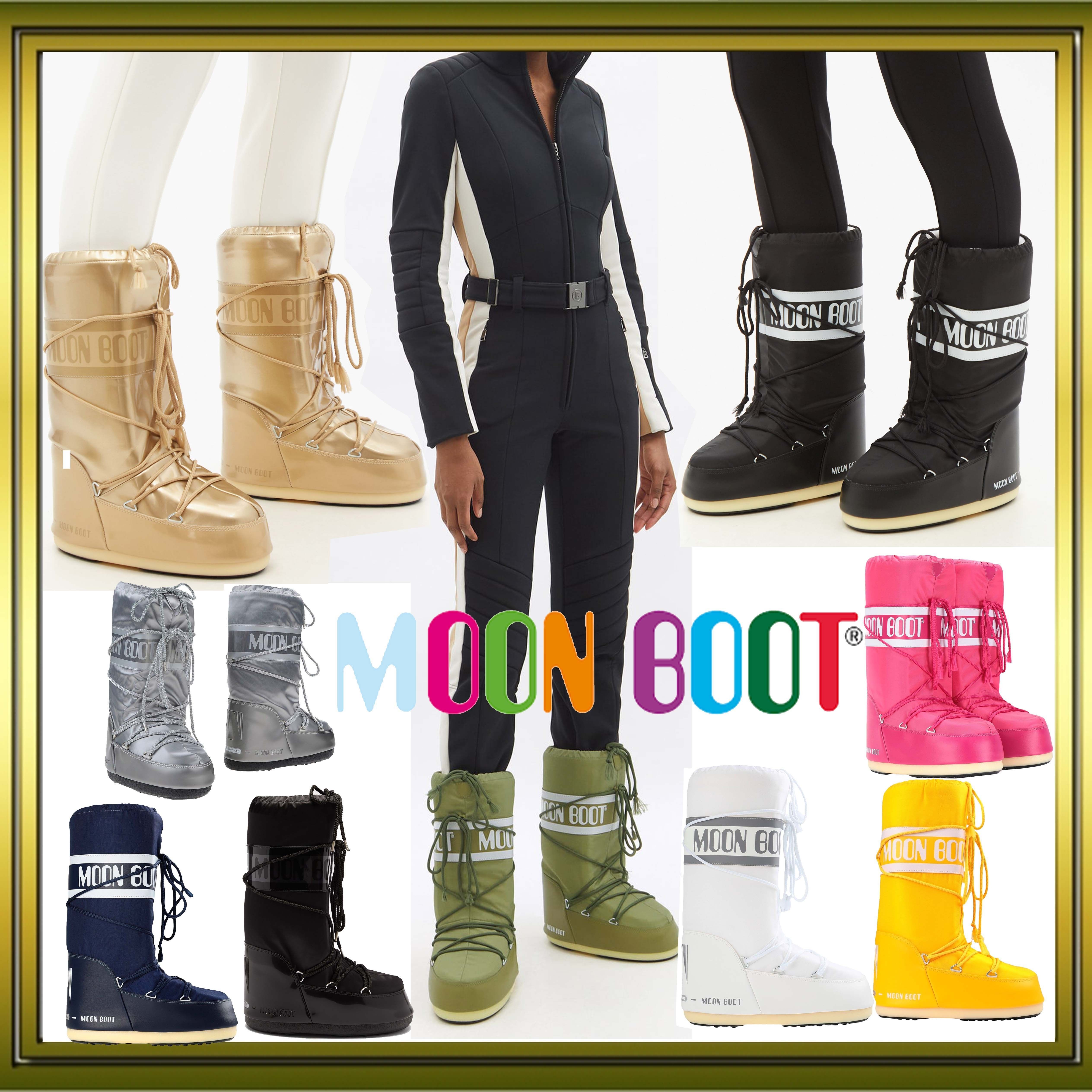 関税送料込】MOON BOOT アイコン ナイロン スノーブーツ (MOON BOOT