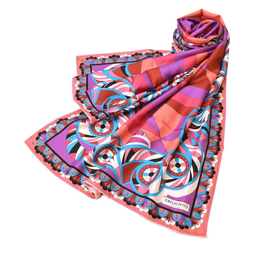 エミリオプッチシルクスカーフ EMILIO PUCCI エミリオ・プッチ