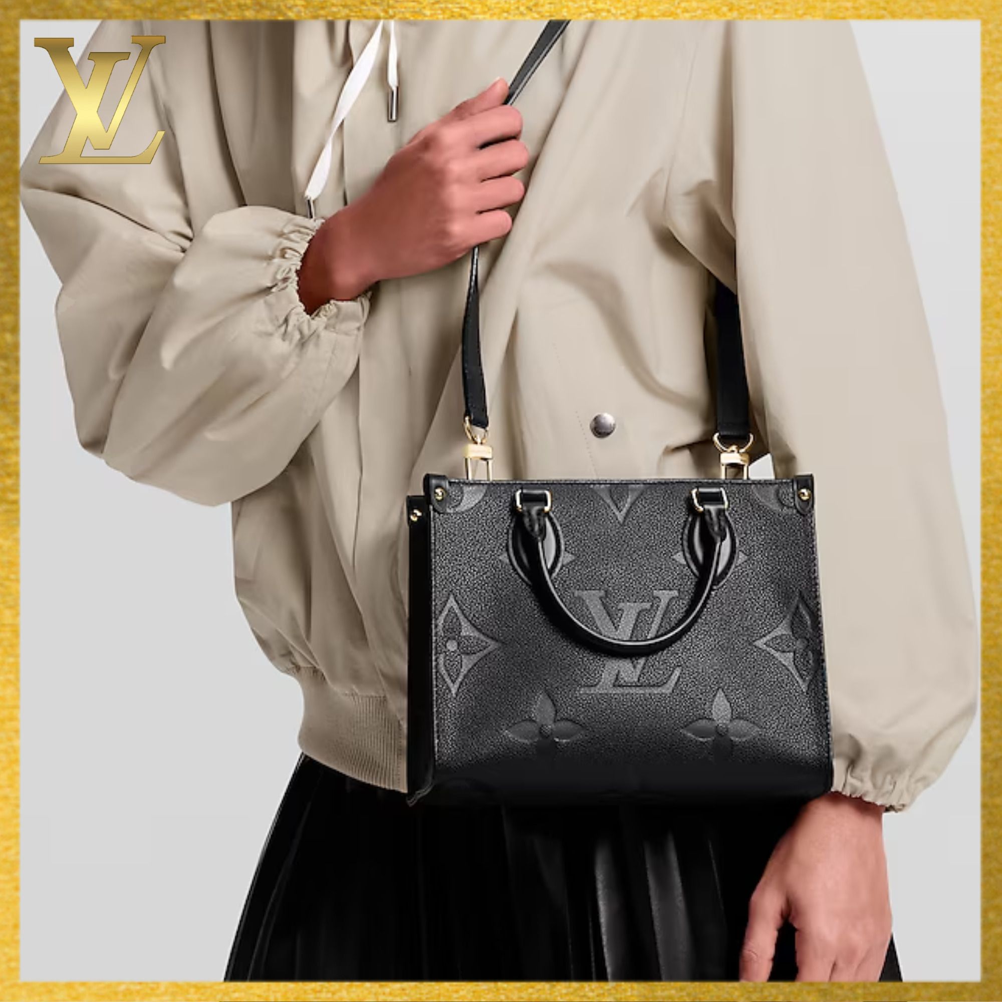 LOUIS VUITTON】モノグラム アンプラント オンザゴー PMバッグ (Louis