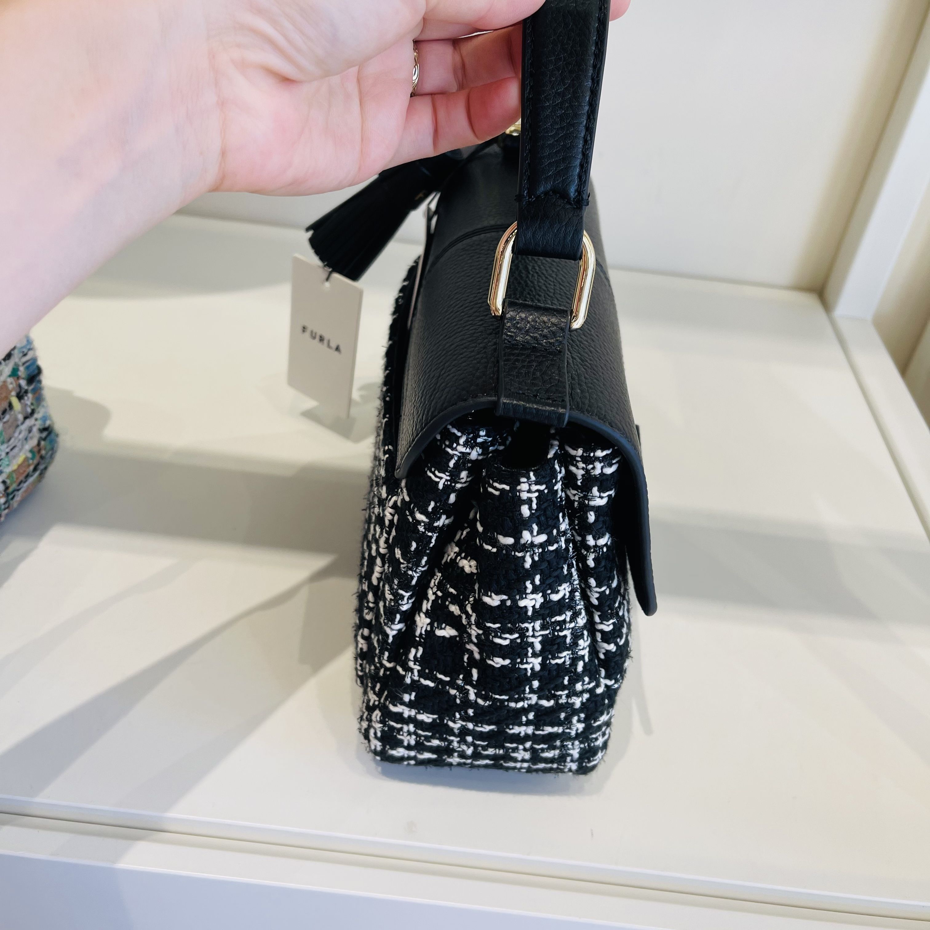 FURLA] トップハンドルバッグ ツイード DAFNE 2WAY (FURLA