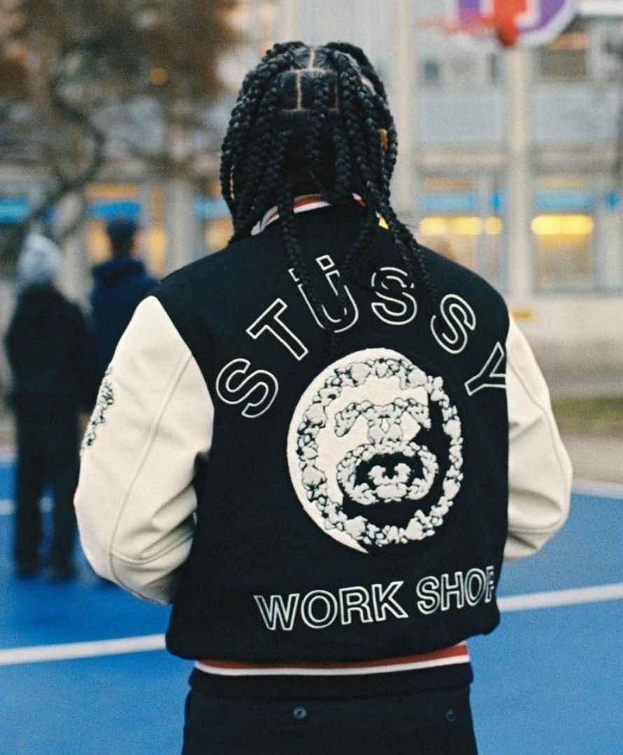 関税込☆Stussy x Denim Tears X Our Legacy TTL Varsity Jacket