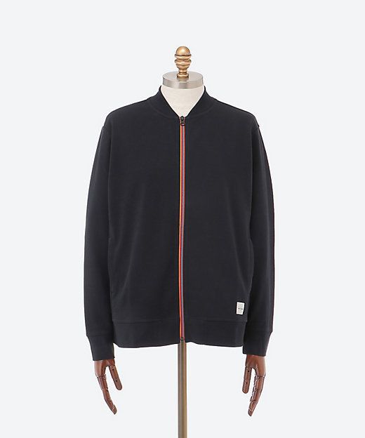 Paul Smith】アーティストストライプ長袖ジップアップブルゾン (Paul