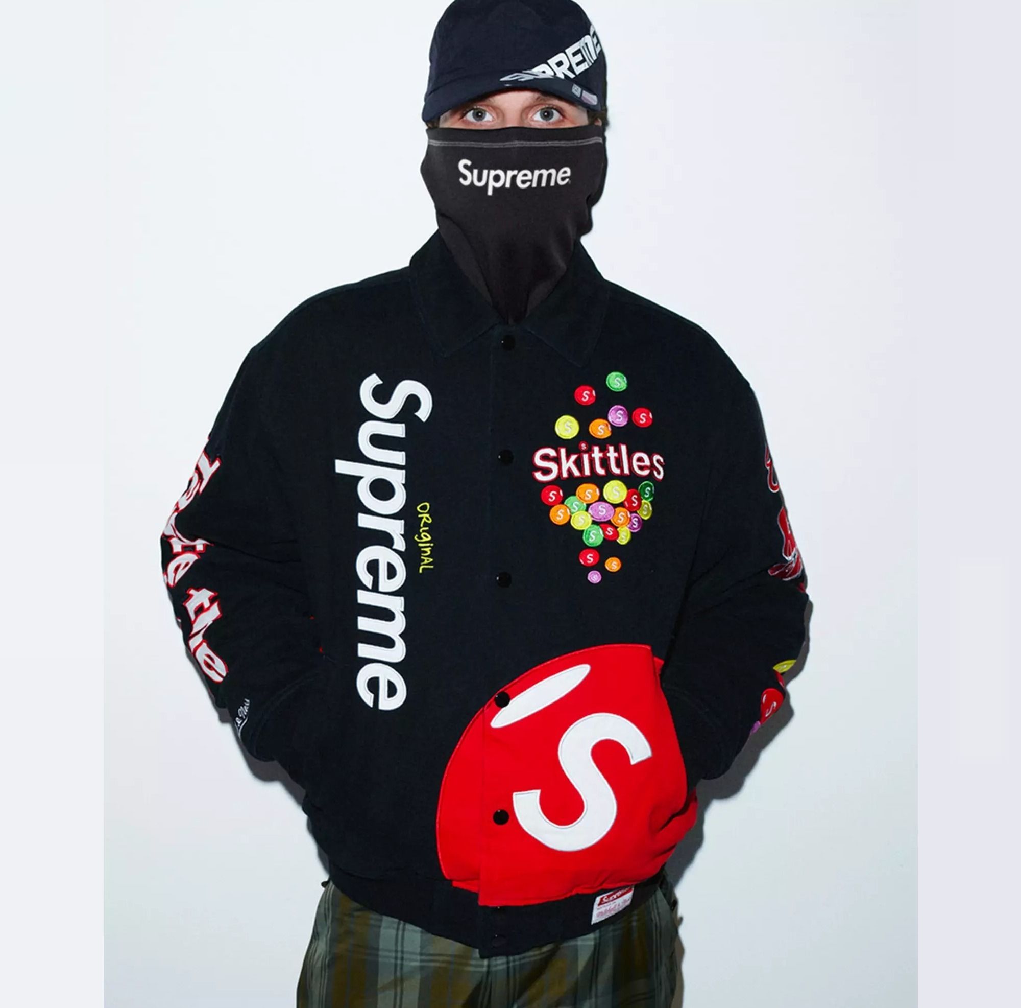 ☆TWICEミナ着用☆スキットルズコラボ☆入手困難☆スタジャン (Supreme