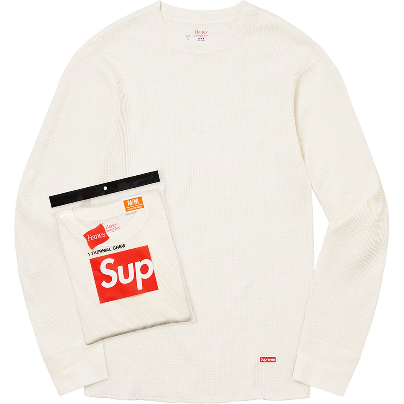 Supreme ヘインズ サーマル 長袖 Tシャツ Hanes Thermal Crew (Supreme