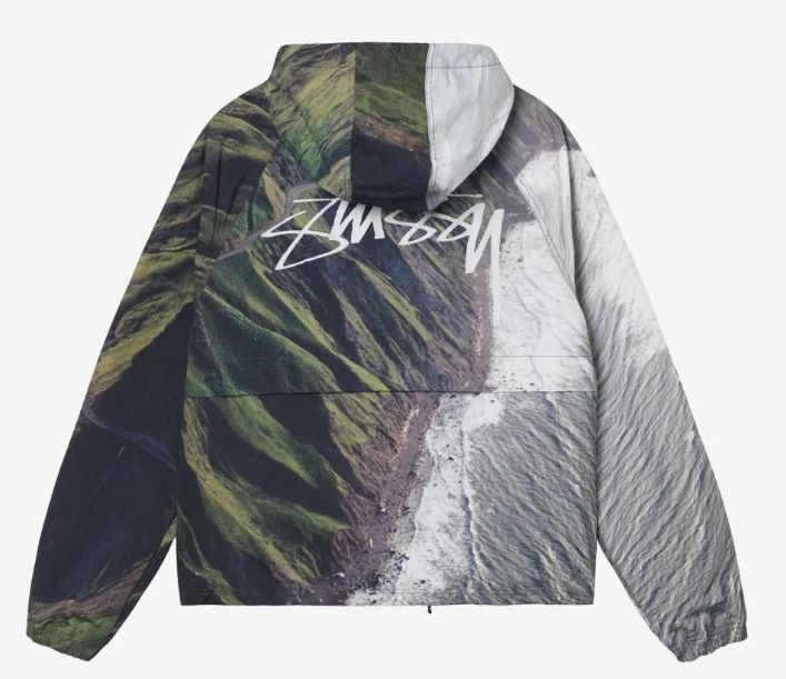 ☆関税込☆Stussy☆Stussy Coastline Beach Shell Jacket Multi