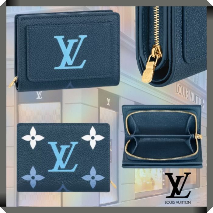 23SS☆Louis Vuitton☆ルイヴィトン 二つ折り財布 モノグラム (Louis
