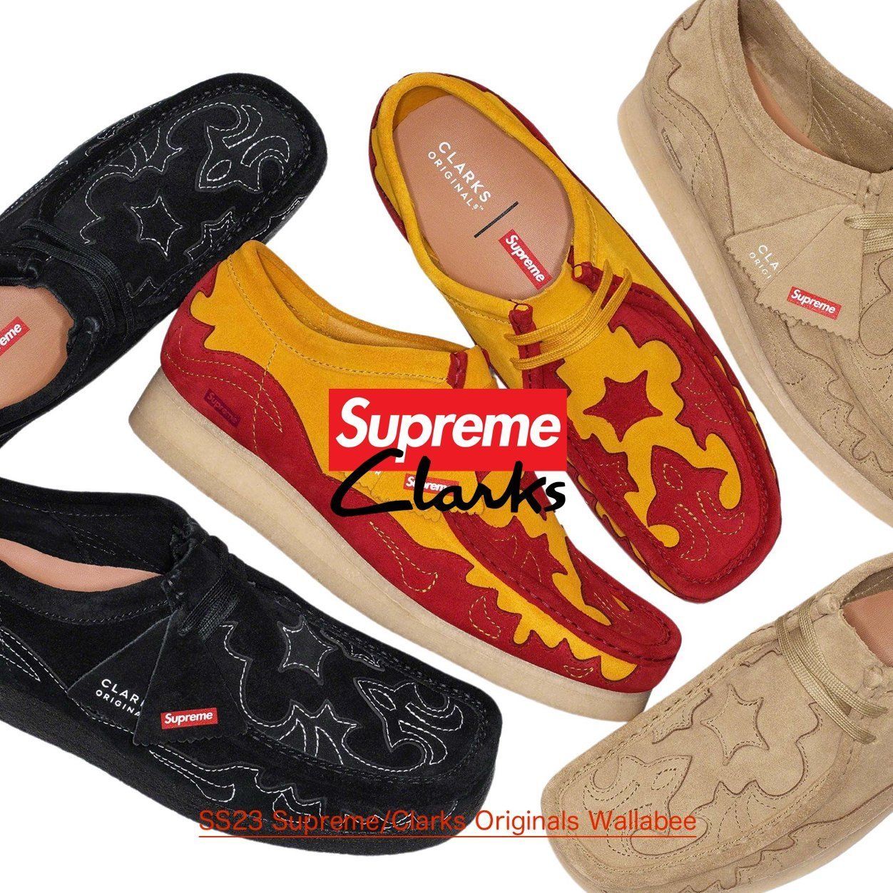 Supreme × Clarks Originals Wallabee - クラークス ワラビー (Supreme