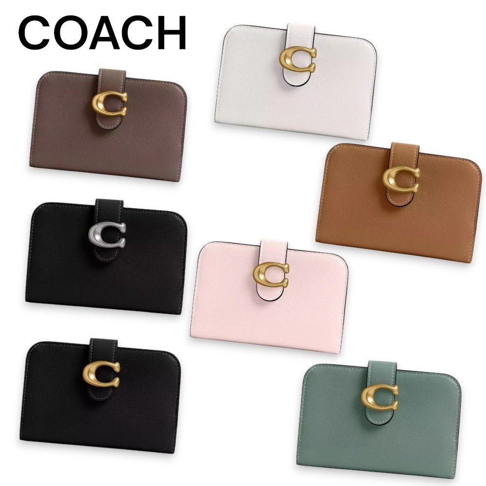 収納力抜群♪【Coach】タビー ミディアム 二つ折りウォレット (Coach