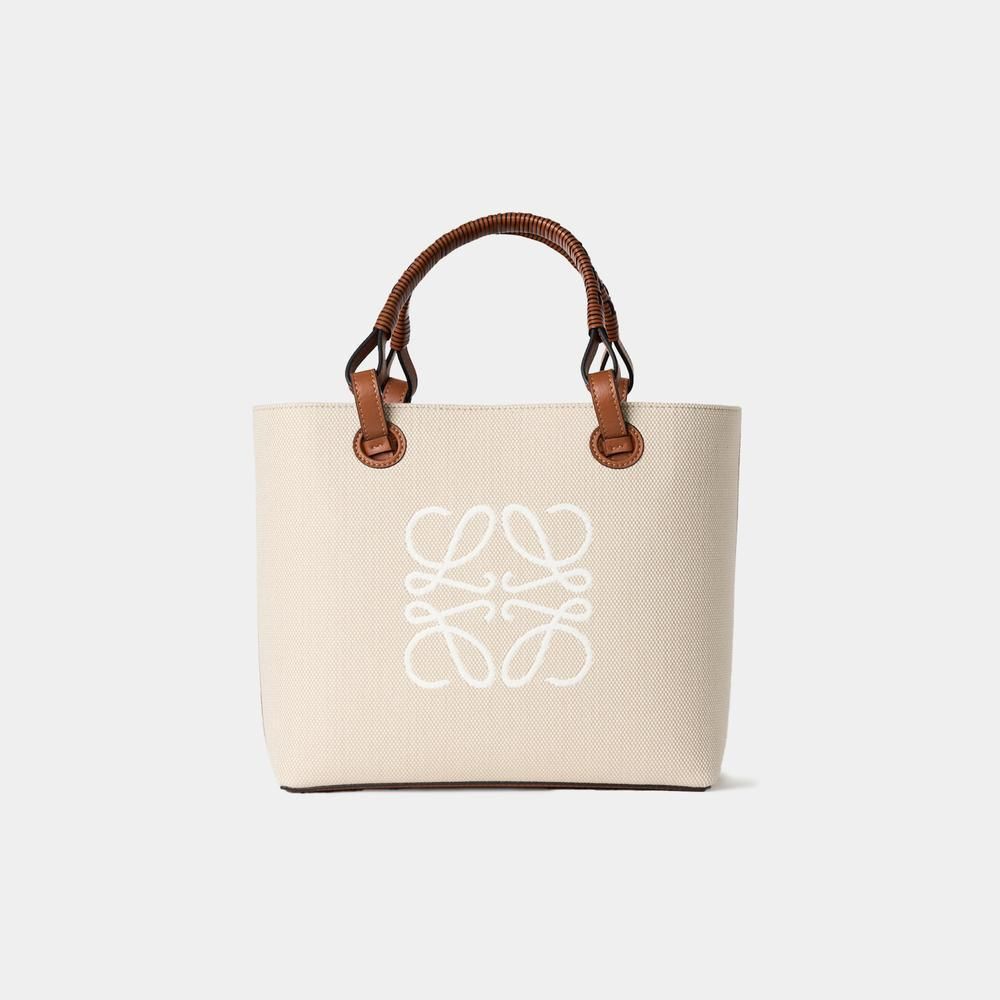 LOEWE アナグラム トートバッグ スモール (ジャカード&カーフ) (LOEWE