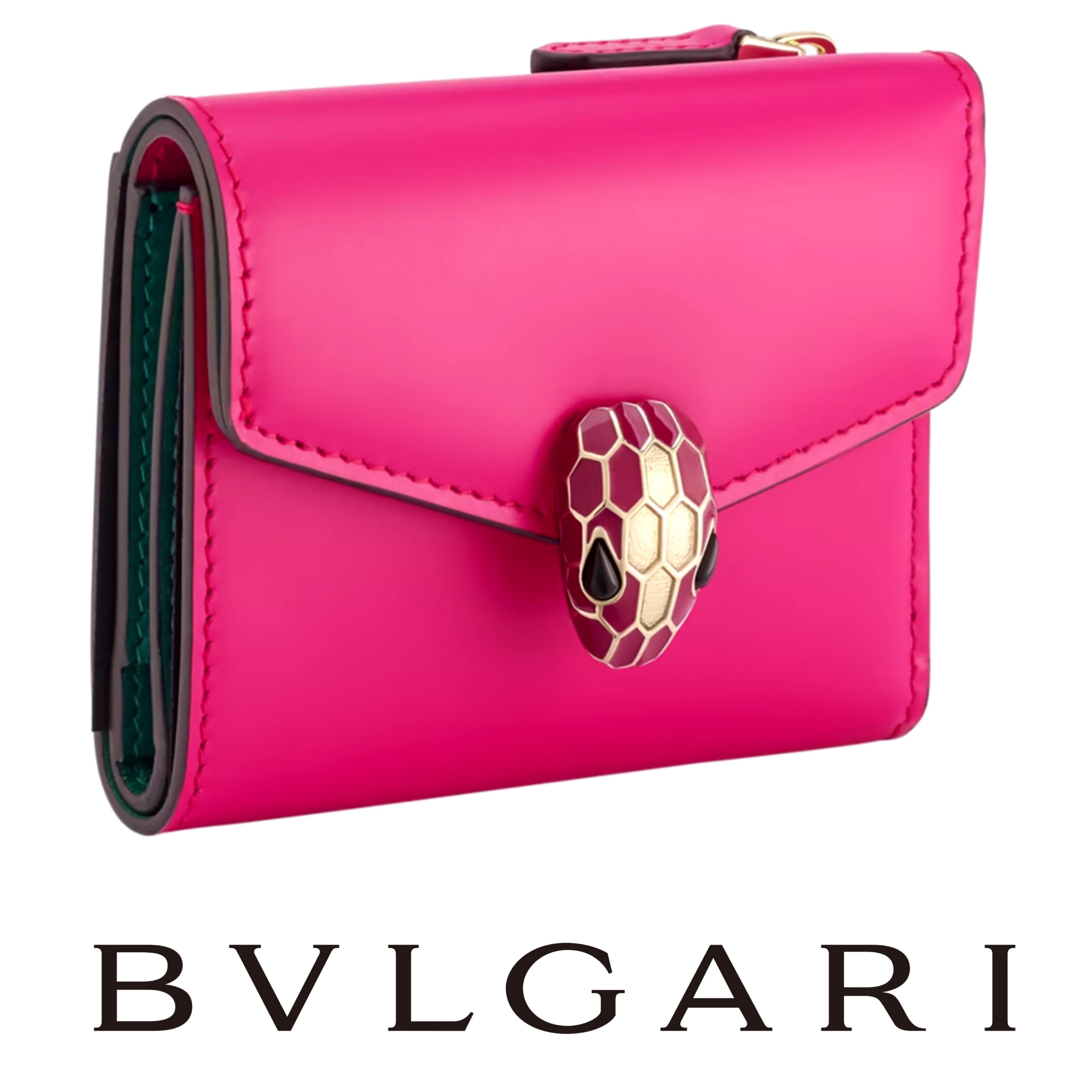 BVLGARI ブルガリ】セルペンティ フォーエバー 三つ折り財布 (Bvlgari