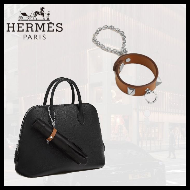 優雅にバッグに装着！】エルメス 手袋ホルダー リヴァーレ (HERMES