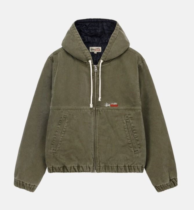 レア物 【STUSSY】 WORK JACKET INSULATED CANVAS 新作 欲しい