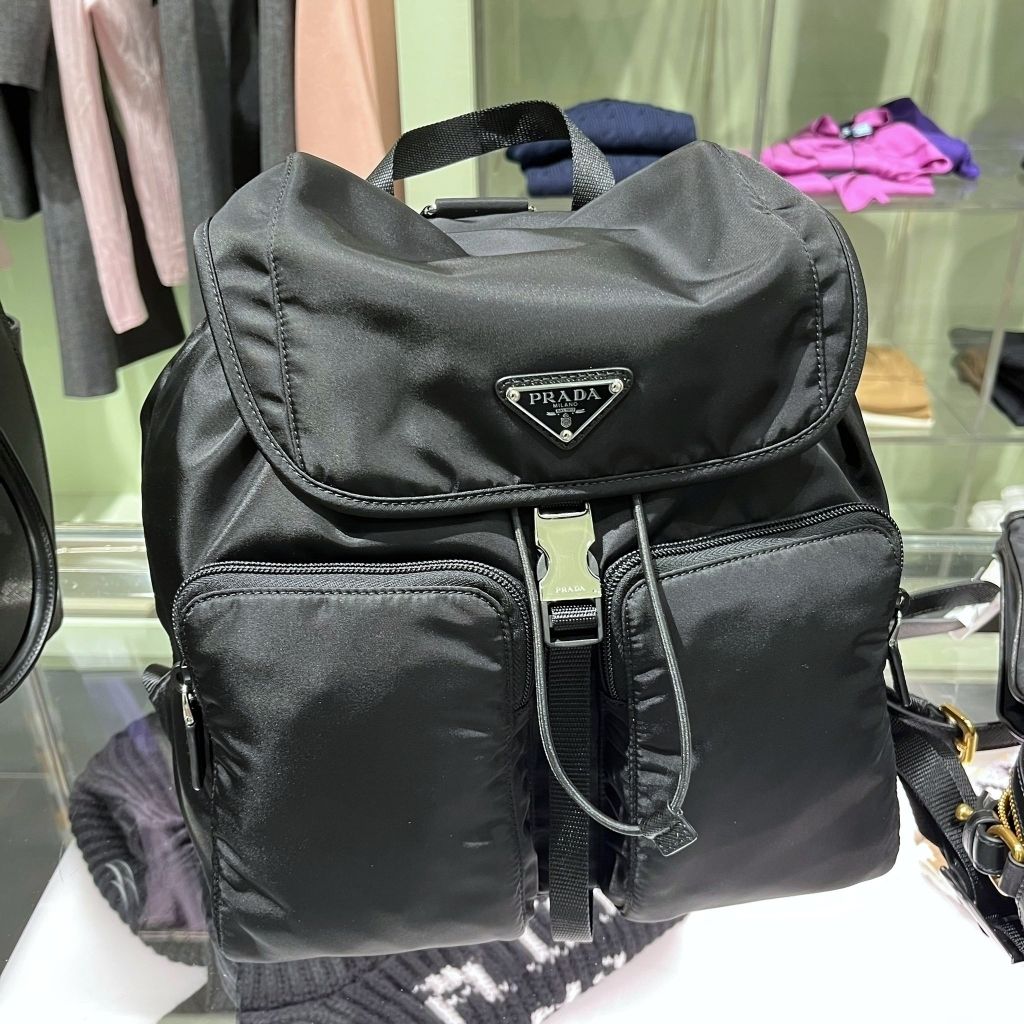 セール】プラダ☆ナイロン 三角ロゴ バックパック☆1BZ005 (PRADA