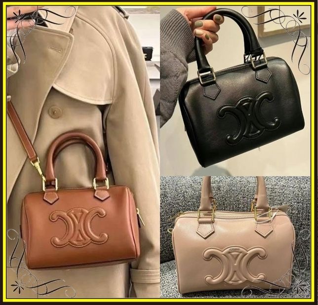 CELINE】セリーヌ トリオンフ スモール ボストンバッグ (CELINE
